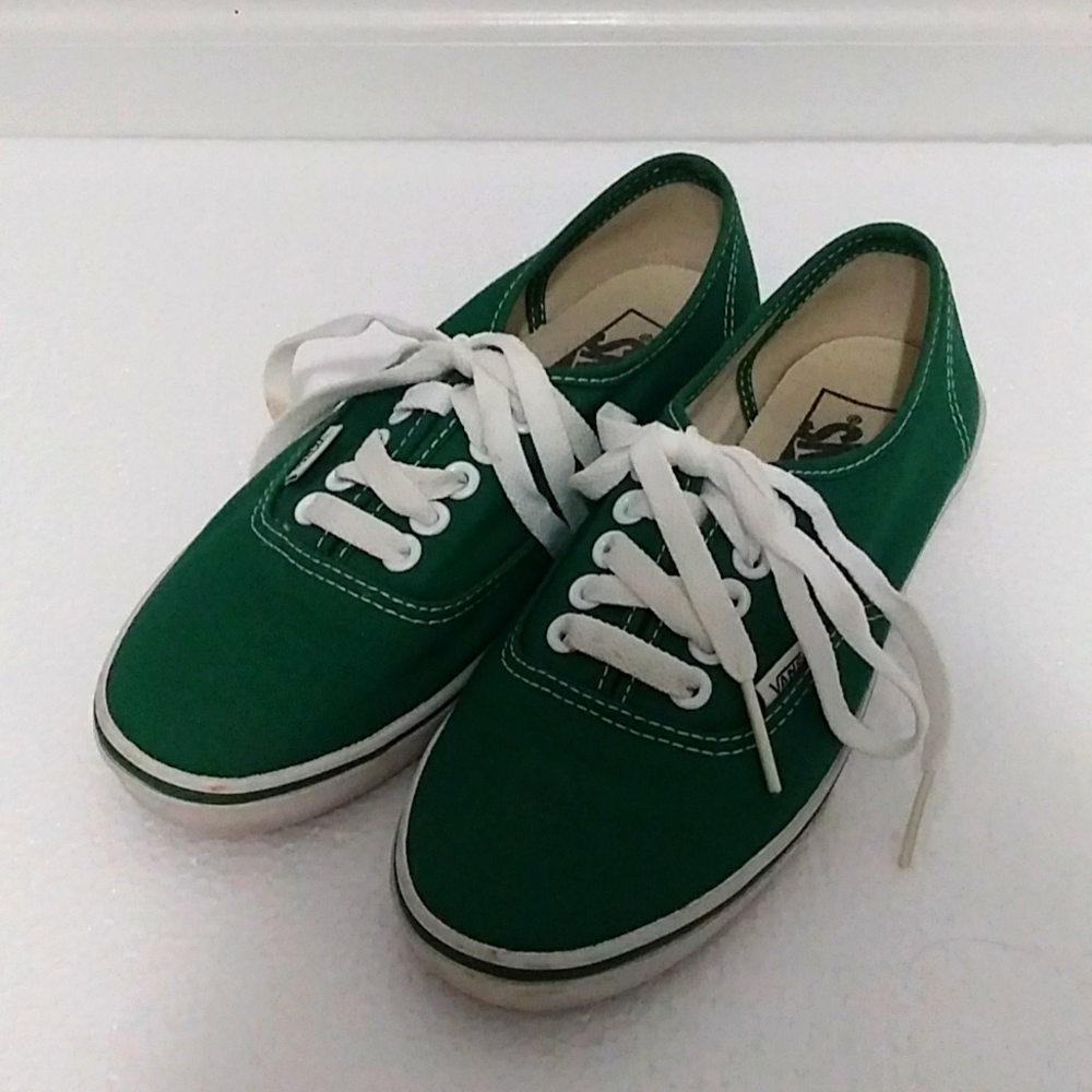Vans Green Canvas Skate Shoes
